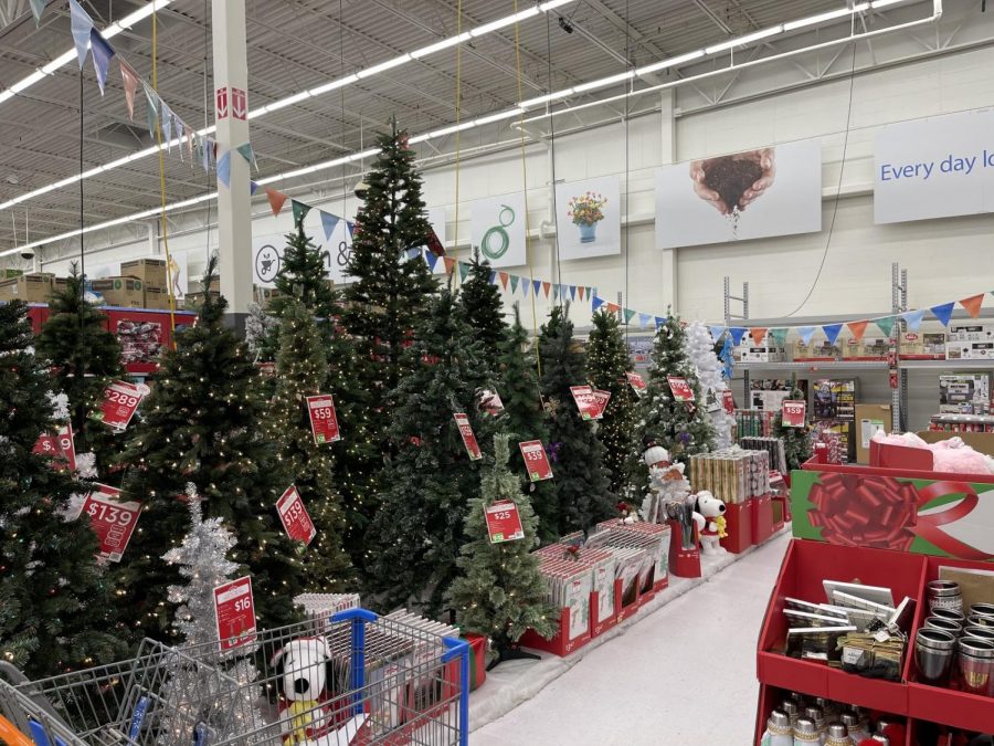 Walking+down+the+Christmas+aisle+at+a+local+Walmart
