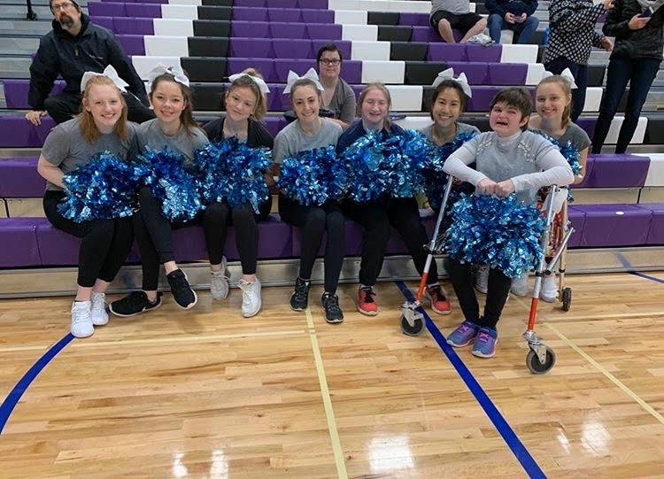 The Olympia Unified Cheer Squad.