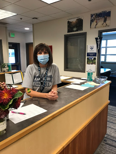 Office Administrator Wendy Rae in her Office Space
