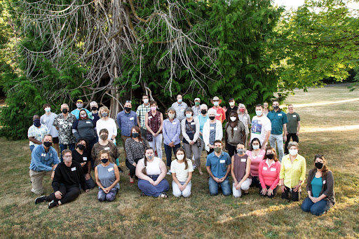 The Annual DRC Volunteer Picnic and Leadership Award Celebration last summer, photo by Charlotte Aldrich.