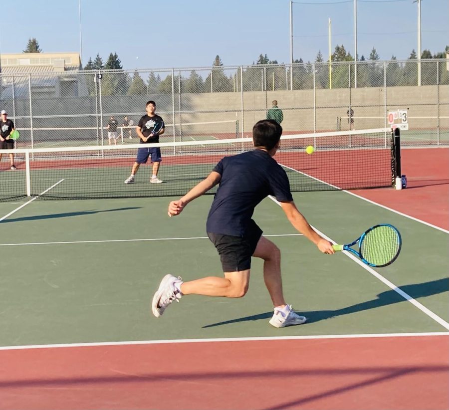 Boys' tennis ace their final match