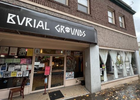 Burial Grounds Coffee Collective located on 601 Capitol Way South.