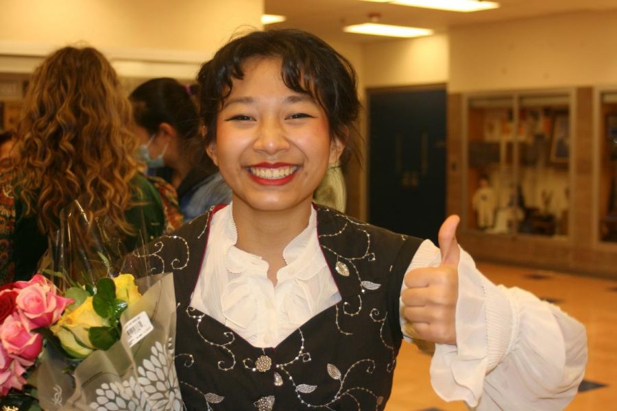 Cast and crew mates gleeful celebrate after the success of opening night 