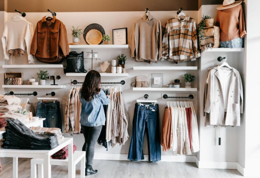 The cozy environment of the boutique provides for a great view of the various displays.