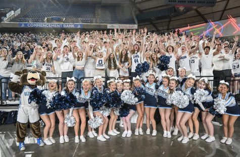 The bears pack the Dome in white-out for the second basketball game in the state tournament