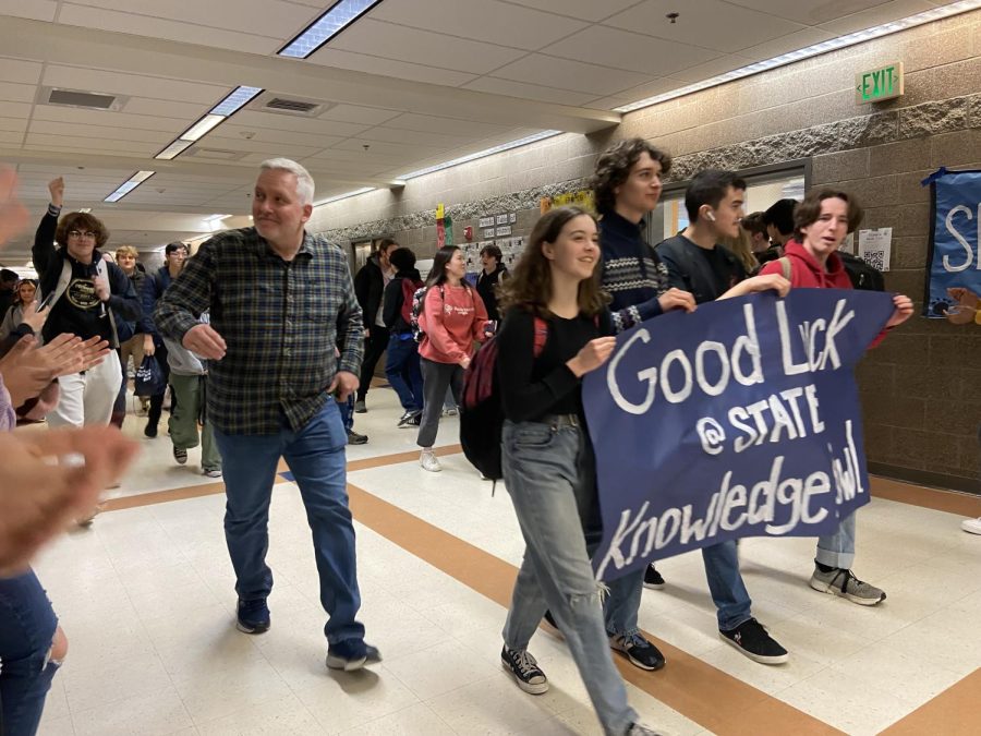 State send off for this years Knowledge Bowl!