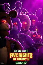 Five Nights at Freddys promotional poster. Courtesy of Universal Pictures