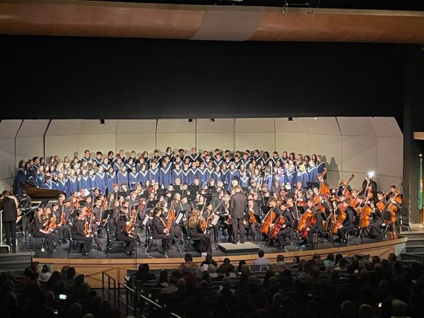 The Holiday Concert is meant to bring together the school and community, as well as the three different music programs. In this final performance, a double synthesis was perfected.