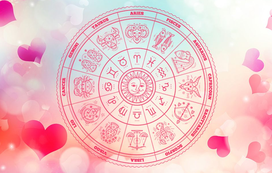 The 12 astrological signs, Valentine's Day edition. Image courtesy of Women's Health
