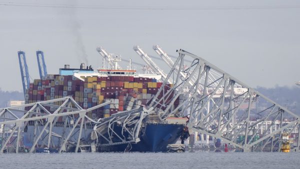 Francis Scott Key West Bridge collapsed after cargo vessel hits support pillar
