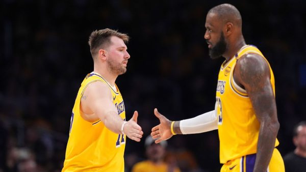 Navigation to Story: Luka Doncić and LeBron James: A Dream Duo in the NBA