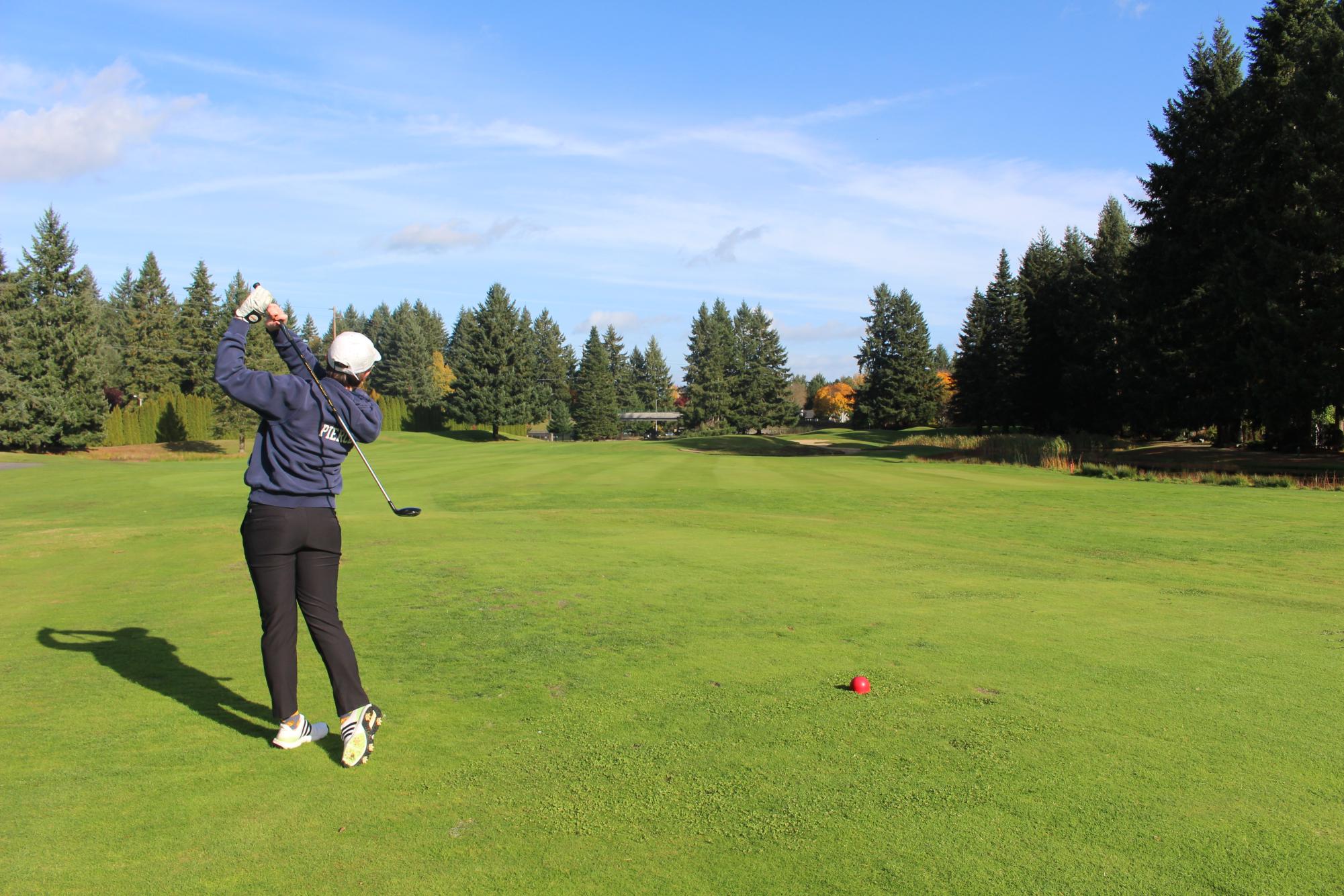 Abigail Pierce takes a drive as she begins preparations for districts