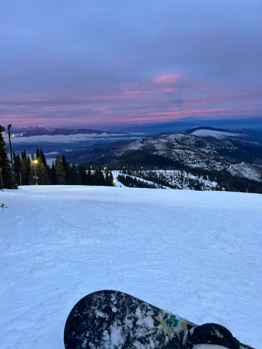 Spokane Mountain on January 31st displaying the lack of powder