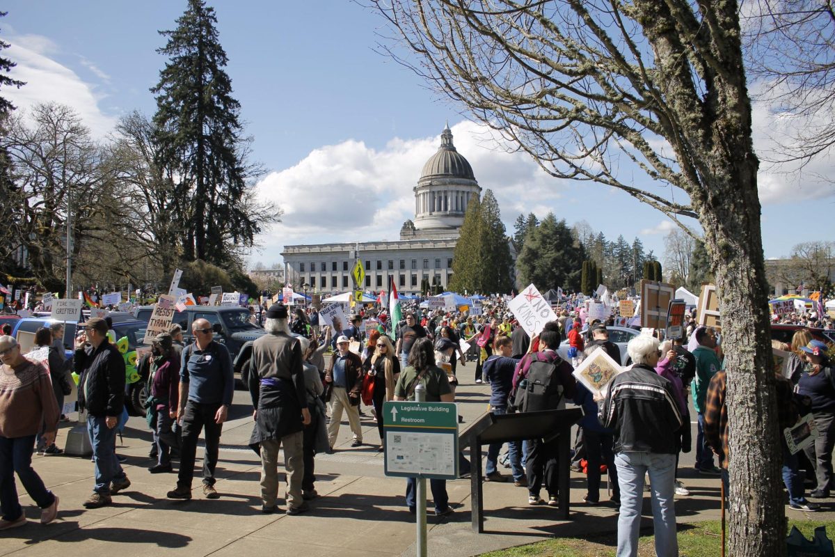 “No kings. No hate. No fascist USA”: Olympia joins millions in historic protest