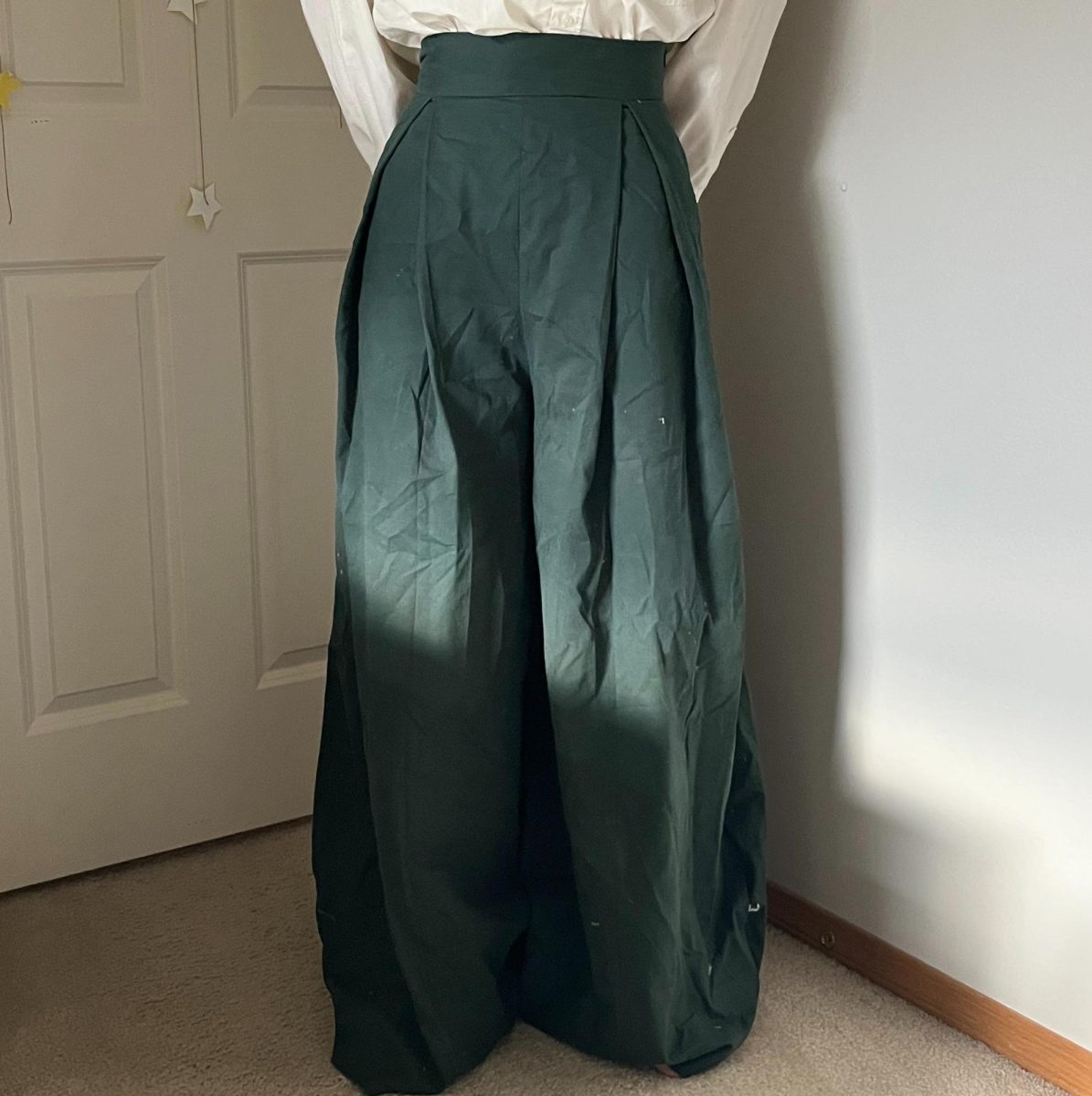 "I am completely finished with the pants, and I love them. They are both a representation of me as an aesthetic person but also my abilities," Neff said. Photo courtesy of Lyra Neff.
